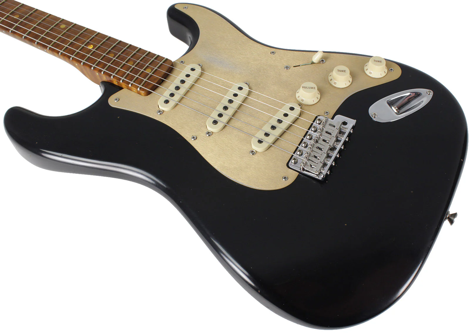 Fender Custom Shop LTD 58 Special Strat Relic, Aged Black - NAMM - Image 4