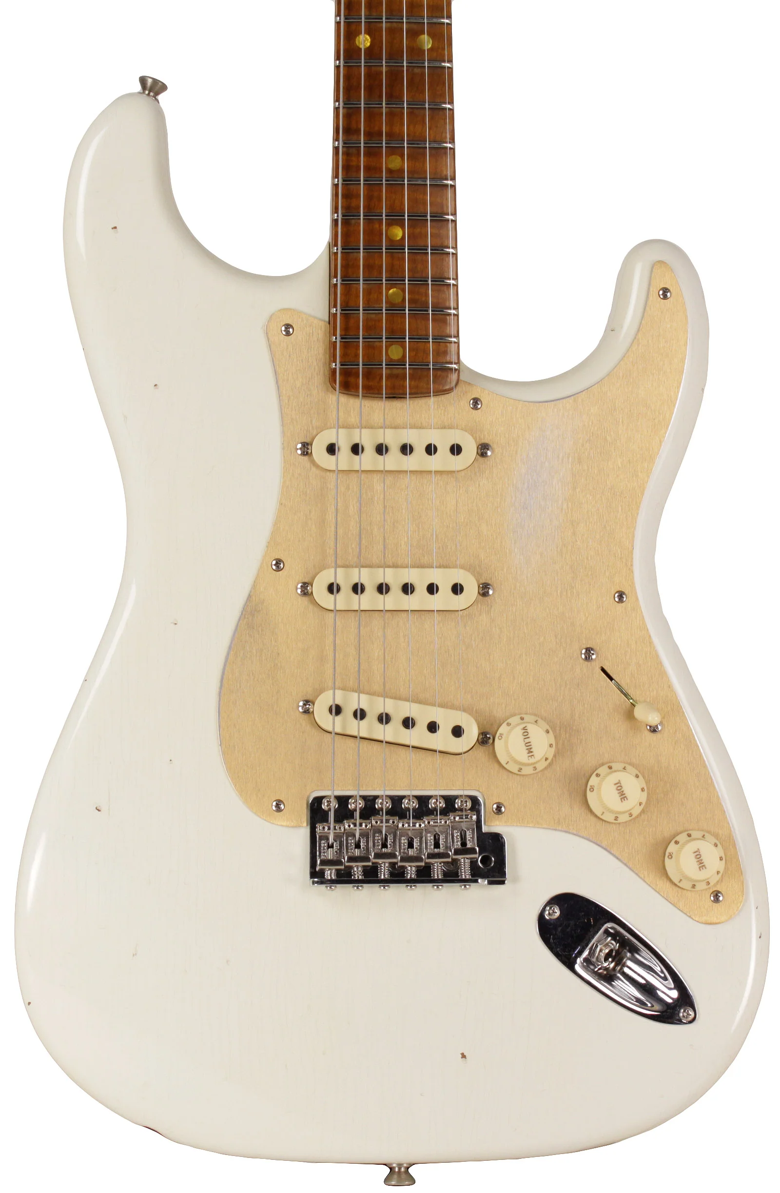 Fender Custom Shop LTD 58 Special Strat Relic, Aged Olympic White - NAMM - Image 5