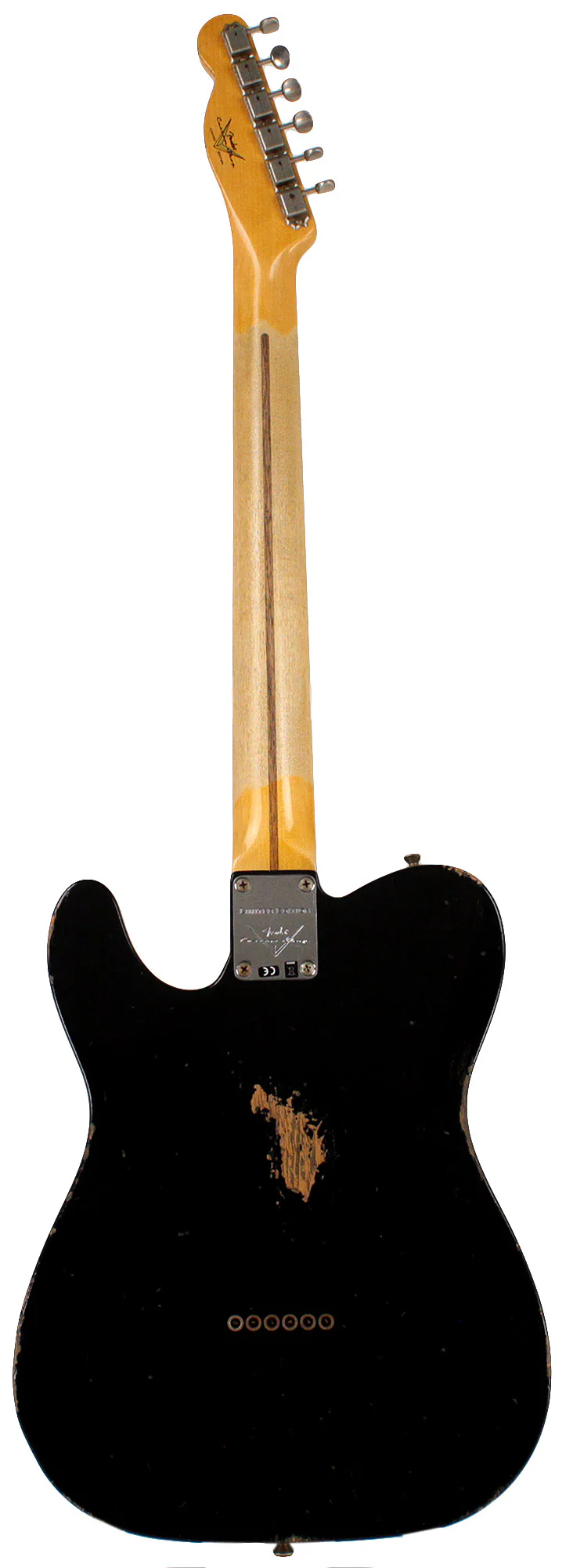 Fender Custom Shop LTD Double Esquire Thinline Custom Relic, Blue Flower - Image 9