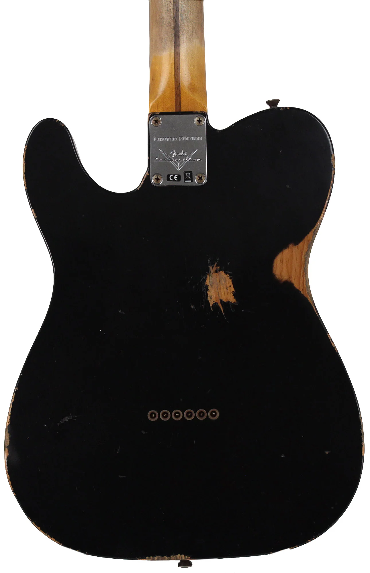 Fender Custom Shop LTD Double Esquire Thinline Custom Relic, Blue Flower - Image 6