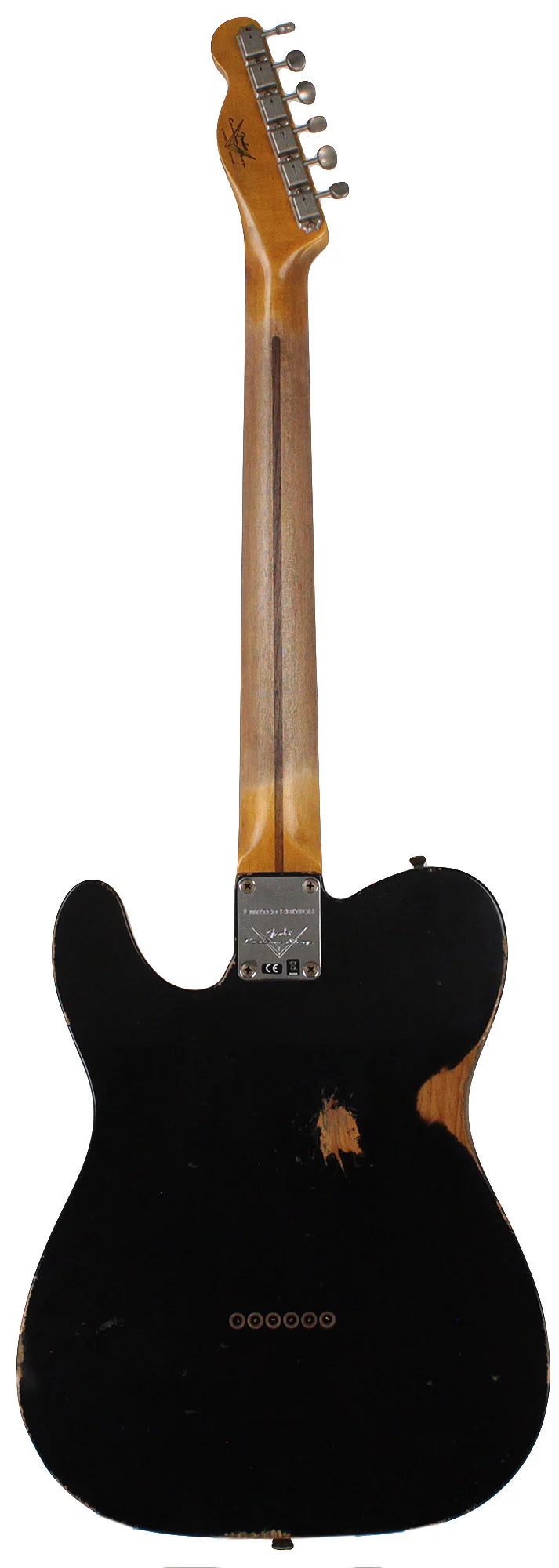Fender Custom Shop LTD Double Esquire Thinline Custom Relic, Blue Flower - Image 7
