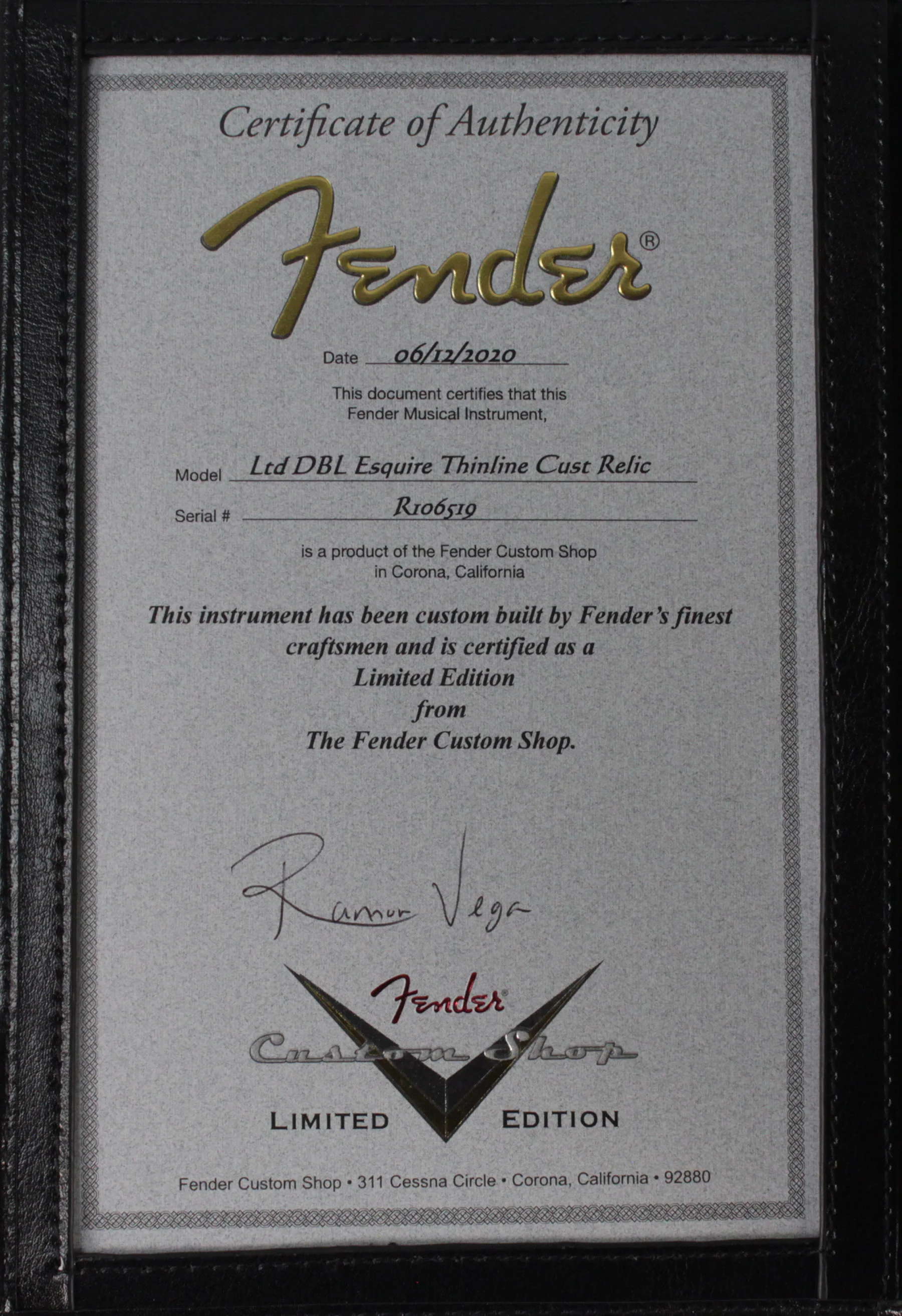 Fender Custom Shop LTD Double Esquire Thinline Custom Relic, Blue Flower - Image 9