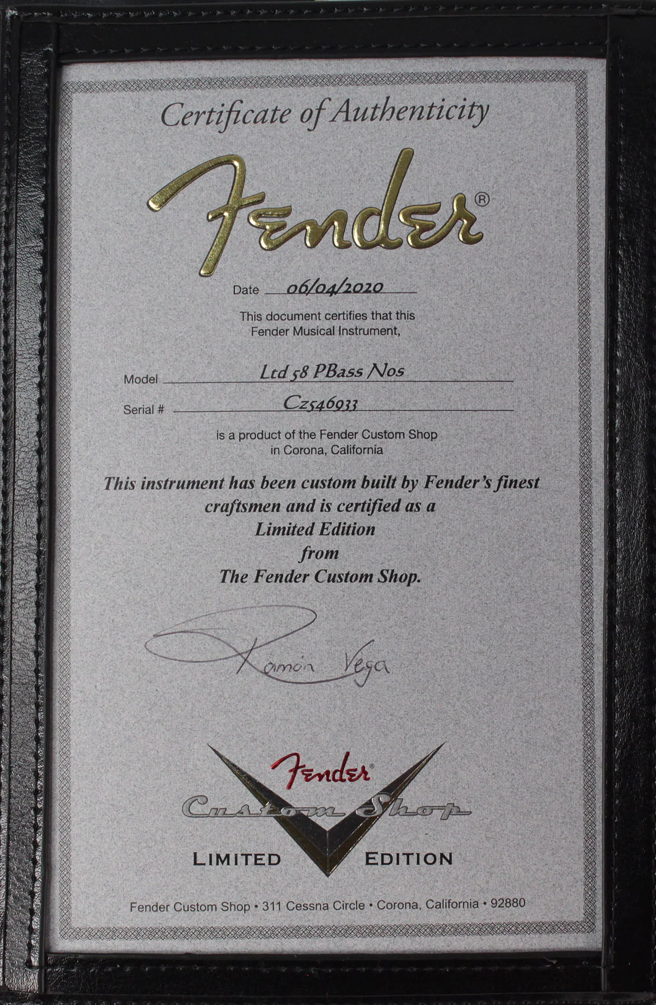 Fender Custom Shop Limited NOS '58 Precision Bass,3TS - Image 8