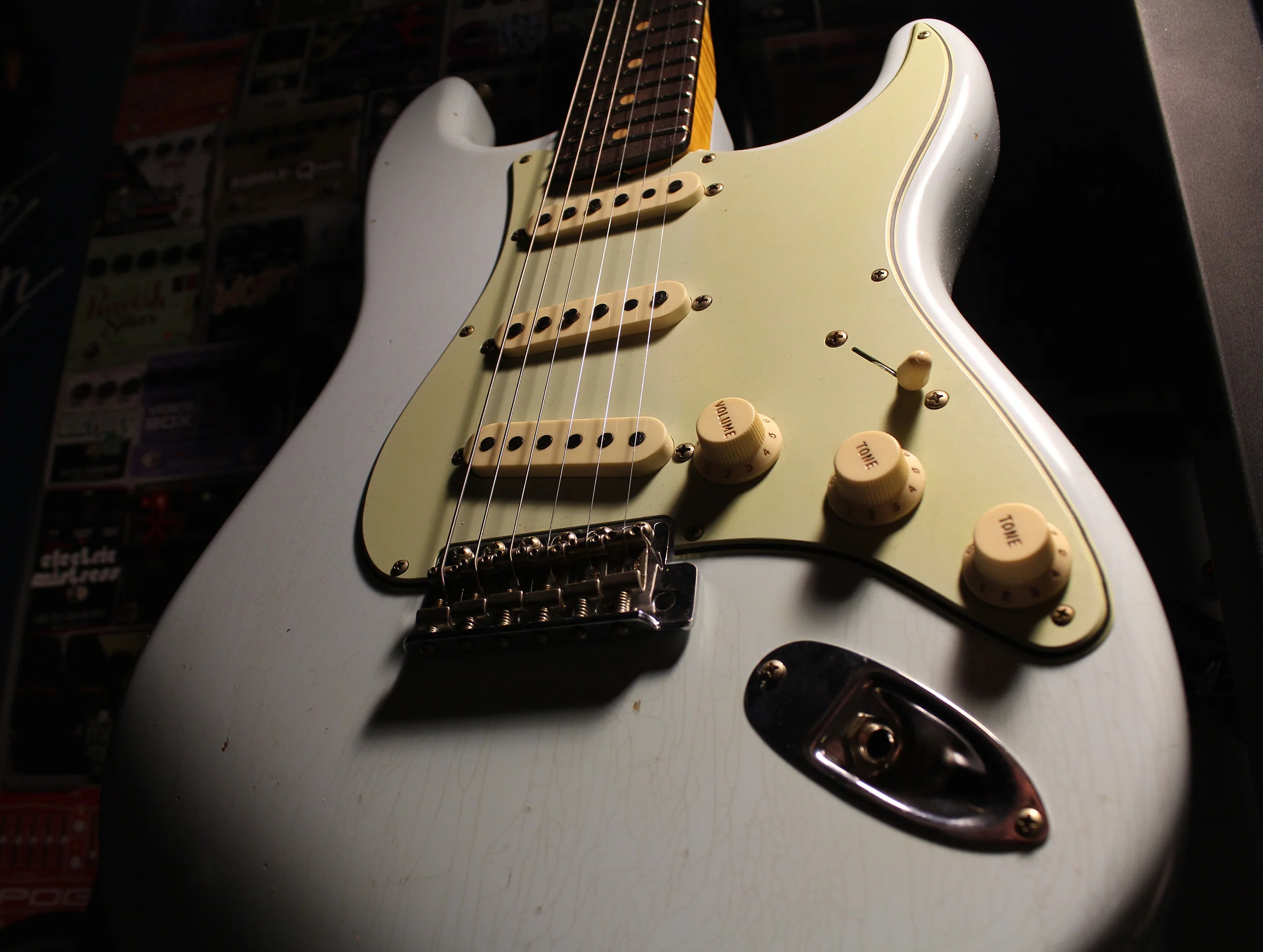 Fender Custom Shop LTD Journeyman '59 Stratocaster Relic, Super Faded Sonic Blue - Image 11