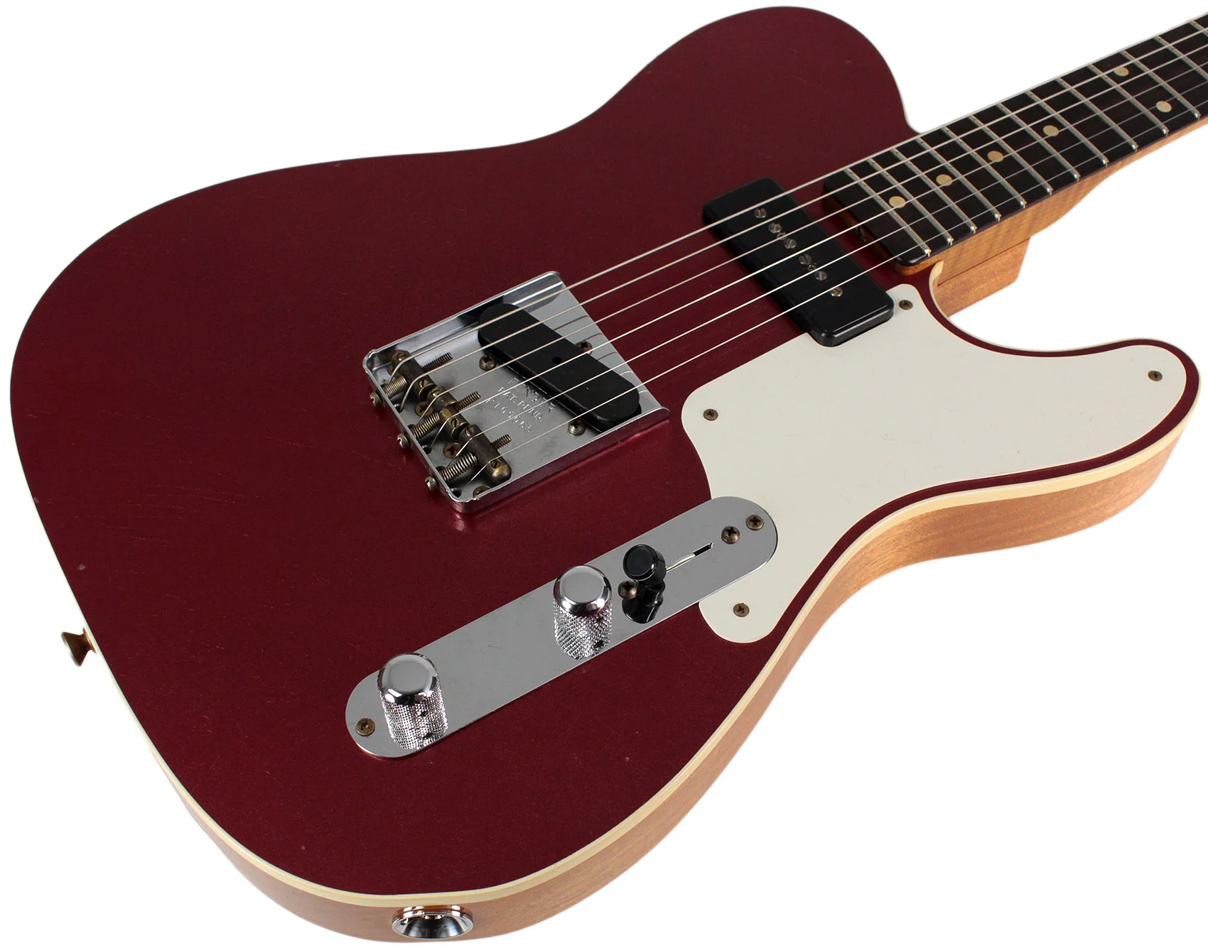 Fender Custom Shop LTD P90 Maho Telecaster, Journeyman Relic, Aged Firemist Red - Image 2