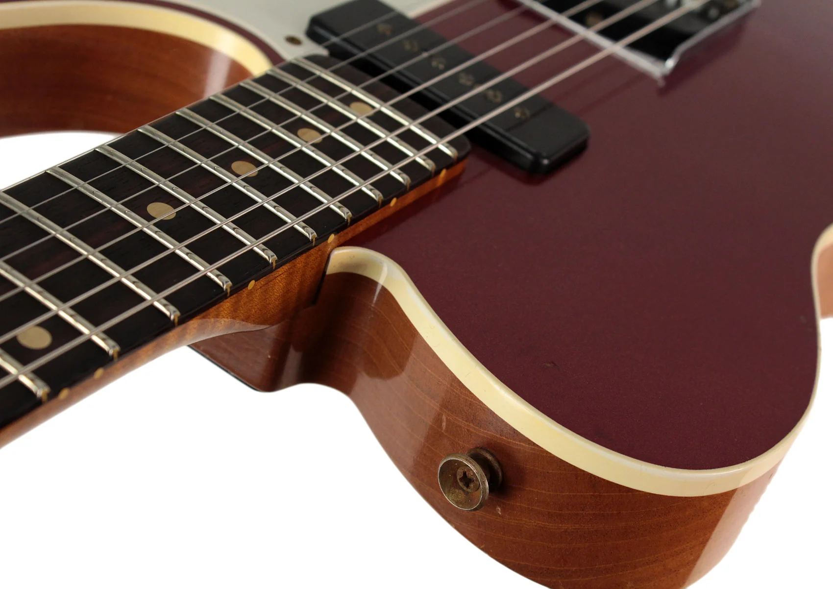 Fender Custom Shop LTD P90 Maho Telecaster, Journeyman Relic, Aged Firemist Red - Image 8