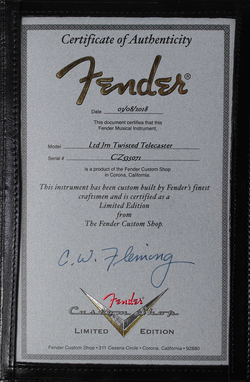 Fender Custom Shop LTD Twisted Tele Journeyman Relic, Aged White Blonde - Image 10