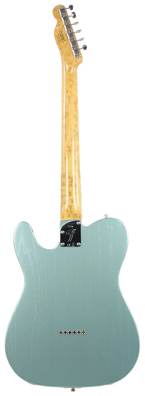Fender Custom Shop Lush Closet Classic Postmodern Telecaster - Faded Firemist Silver - Image 5