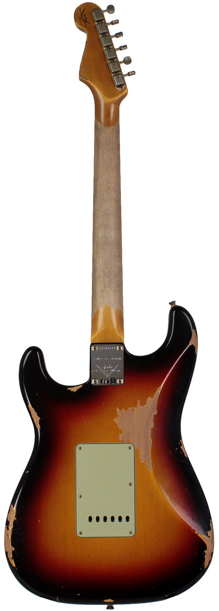 Fender Custom Shop NAMM Limited 1962 Stratocaster, Heavy Relic, Aged 3-Tone Sunburst - Image 5