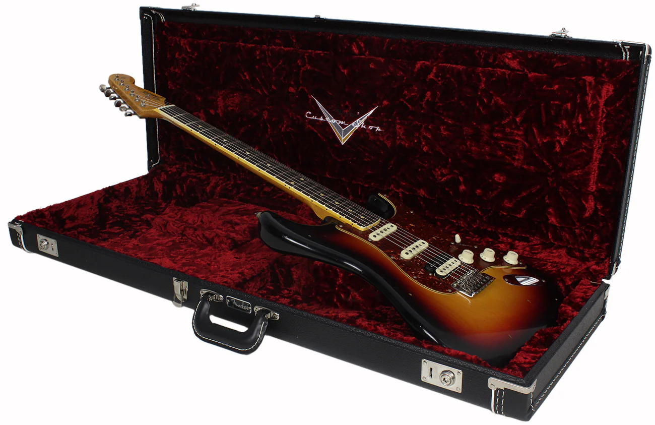 Fender Custom Shop Postmodern Journeyman Relic HSS Strat - 3 Tone Sunburst - Image 9