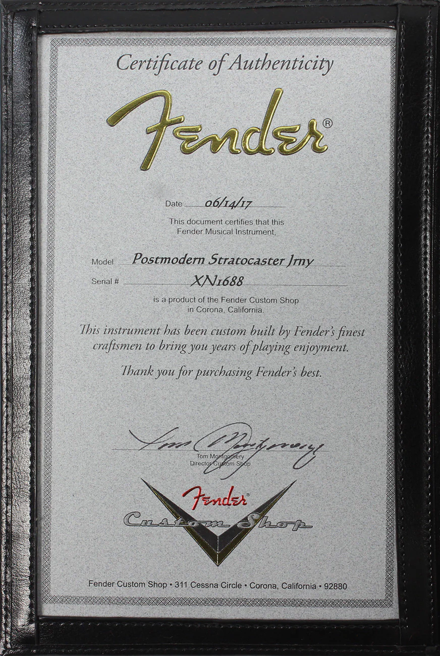 Fender Custom Shop Postmodern Journeyman Relic HSS Strat - Aged Black - Image 10
