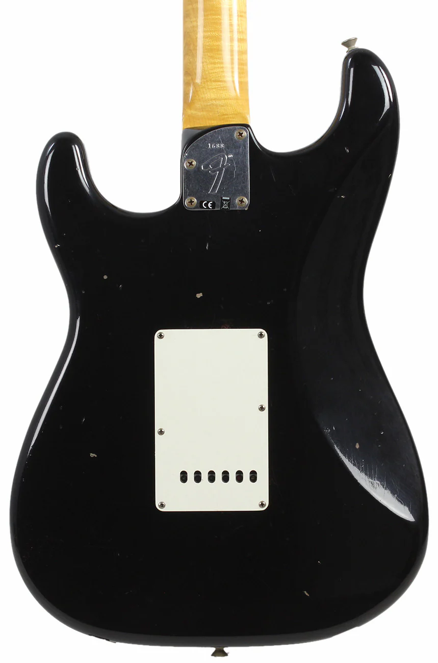 Fender Custom Shop Postmodern Journeyman Relic HSS Strat - Aged Black - Image 4
