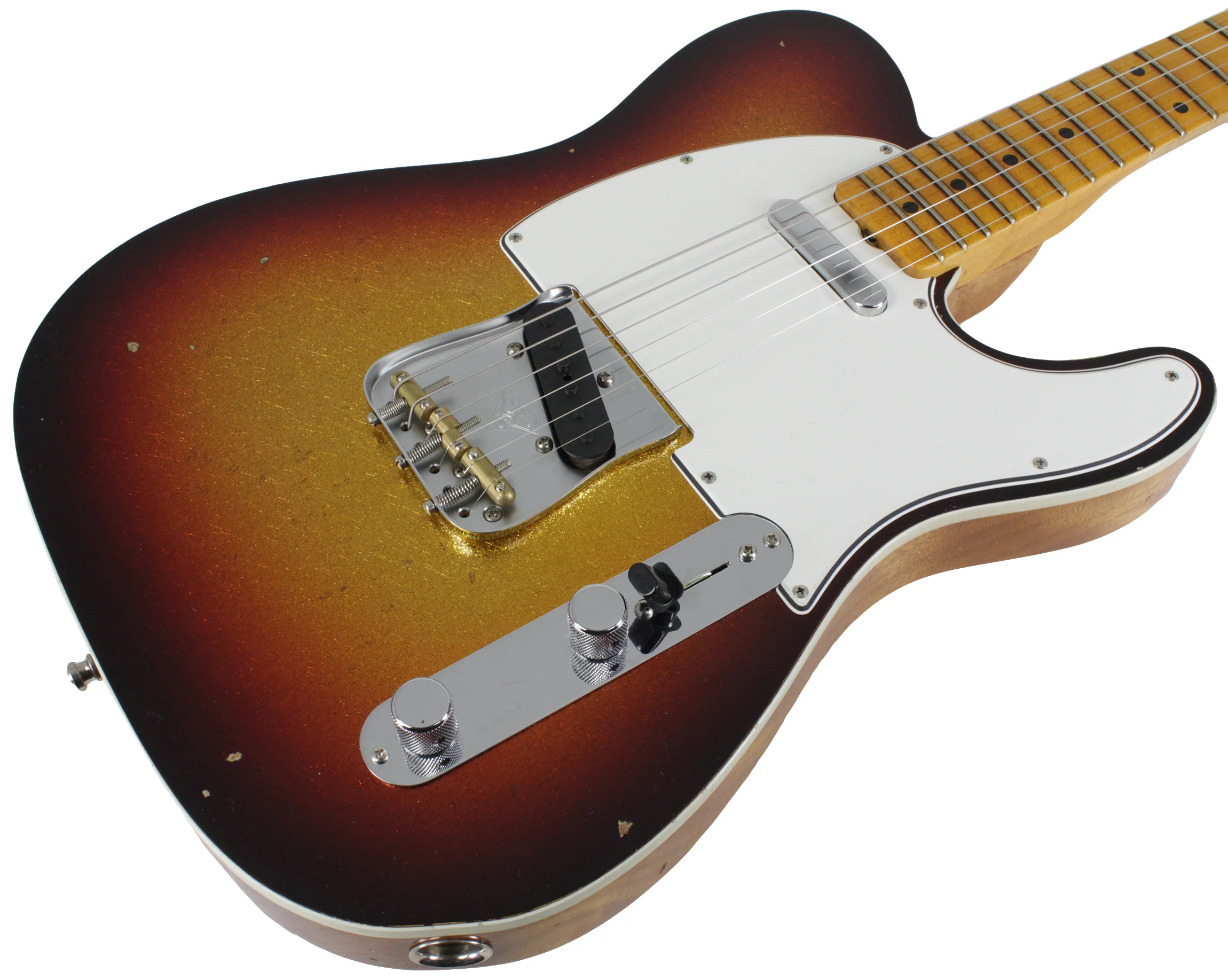 Fender Custom Shop Postmodern Journeyman Relic Tele - 3-Tone Sunburst Sparkle - Image 2
