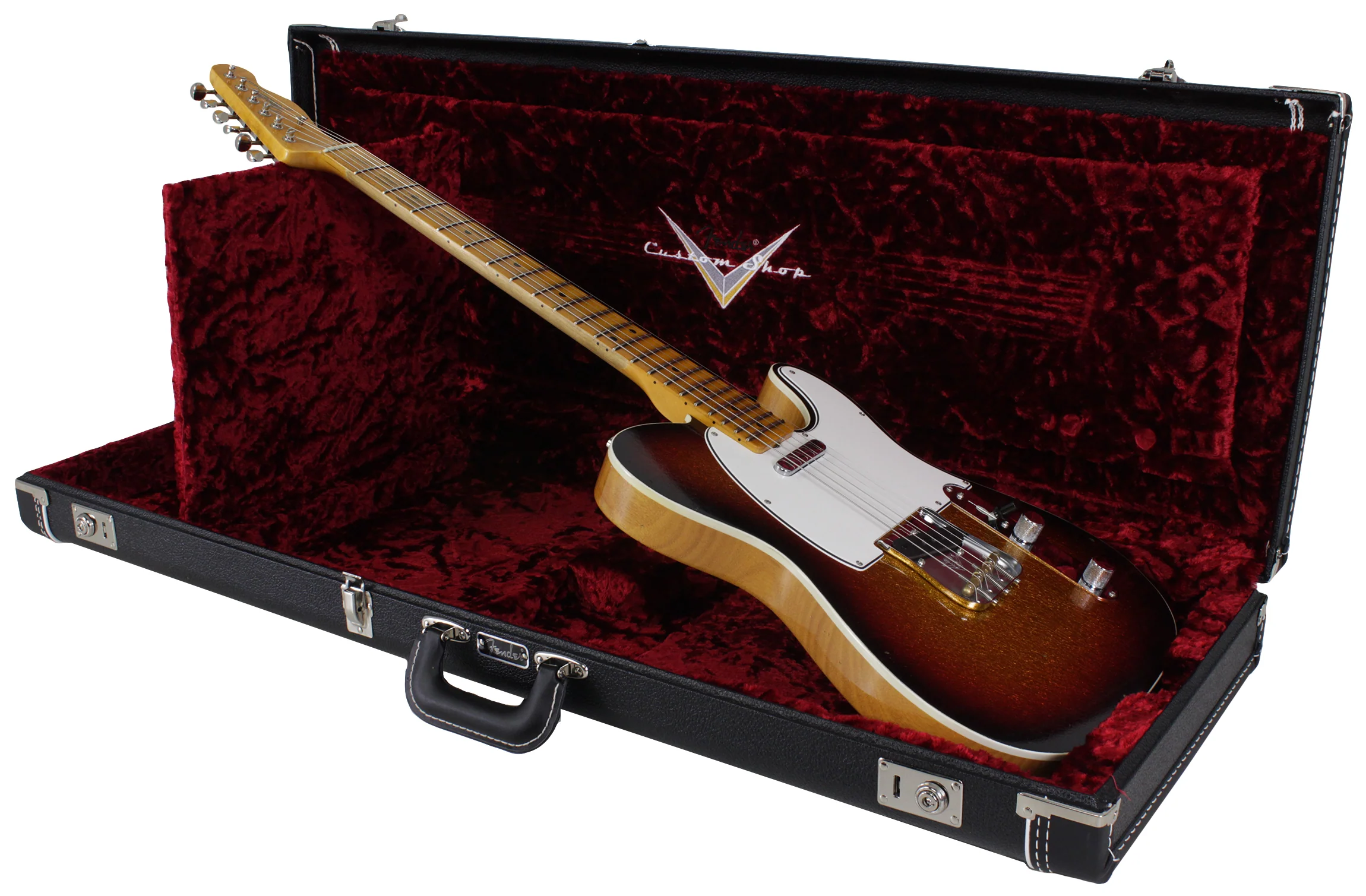 Fender Custom Shop Postmodern Journeyman Relic Tele - 3-Tone Sunburst Sparkle - Image 10