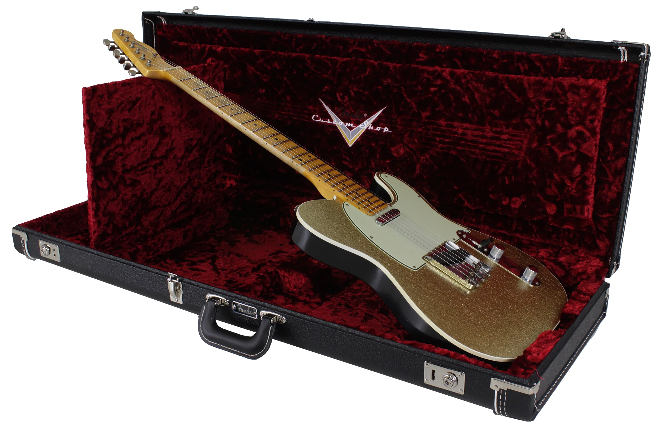 Fender Custom Shop Postmodern Journeyman Relic Tele - Gold Sparkle - Image 9