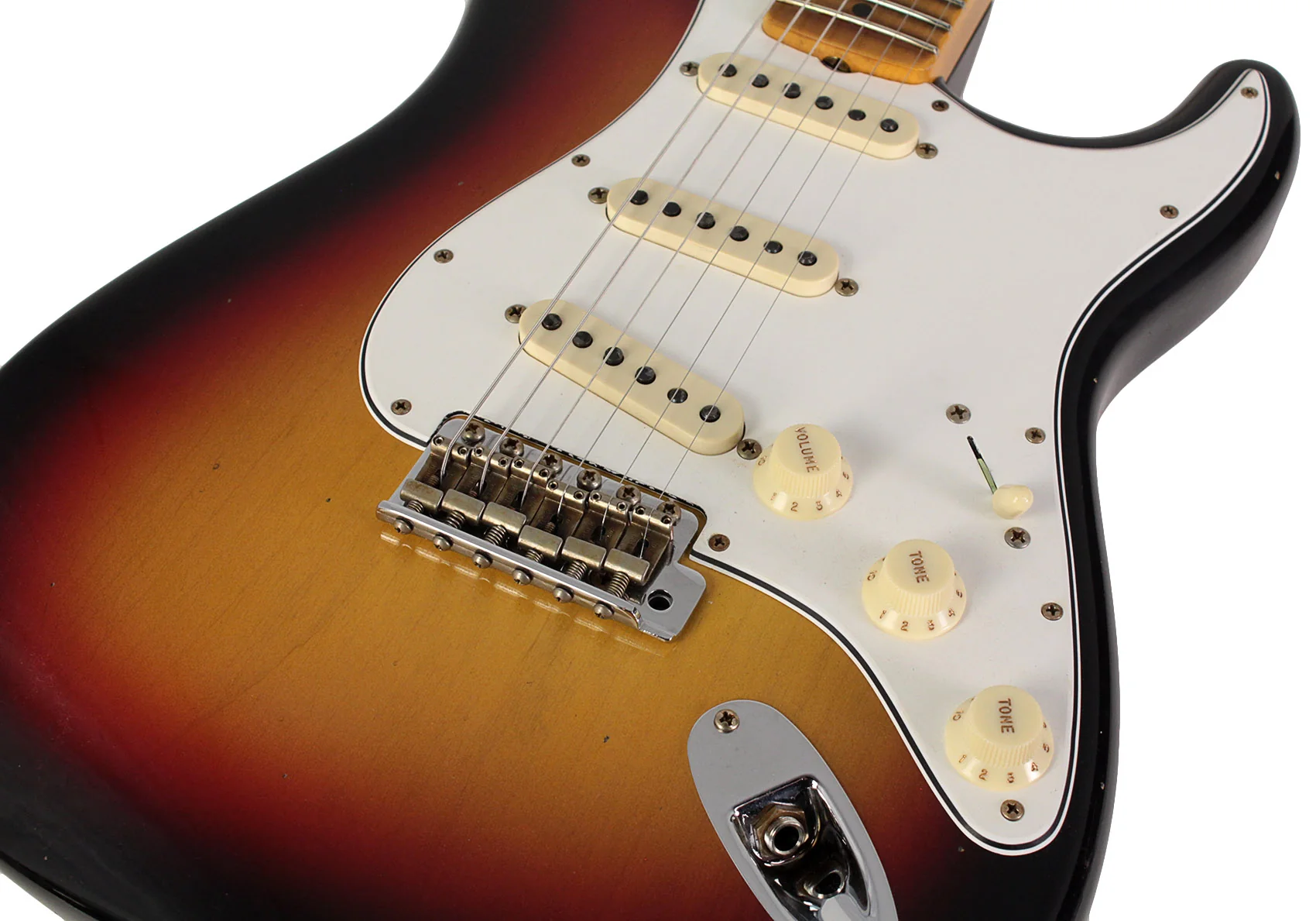 Fender Custom Shop Postmodern Strat, Journeyman Relic, Bleached 3 Tone Sunburst - Image 3