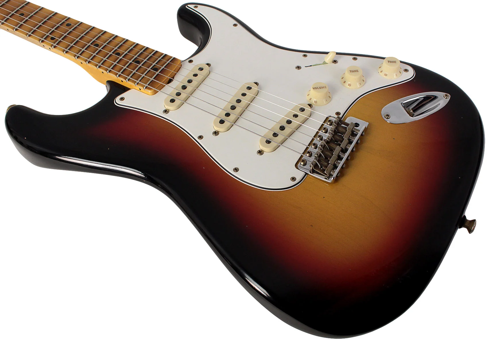 Fender Custom Shop Postmodern Strat, Journeyman Relic, Bleached 3 Tone Sunburst - Image 4