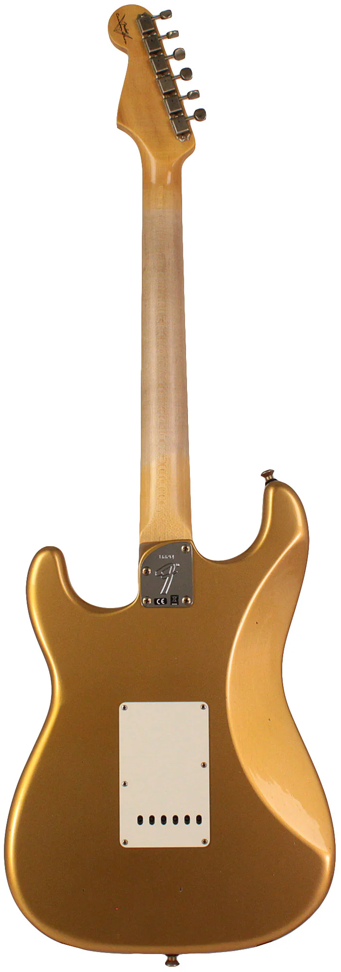 Fender Custom Shop Postmodern Strat Maple, Journeyman Relic, Aged Aztec Gold - Image 7