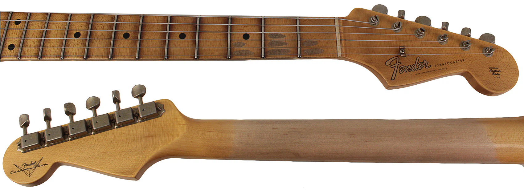 Fender Custom Shop Postmodern Strat Maple, Journeyman Relic, Aged Aztec Gold - Image 8