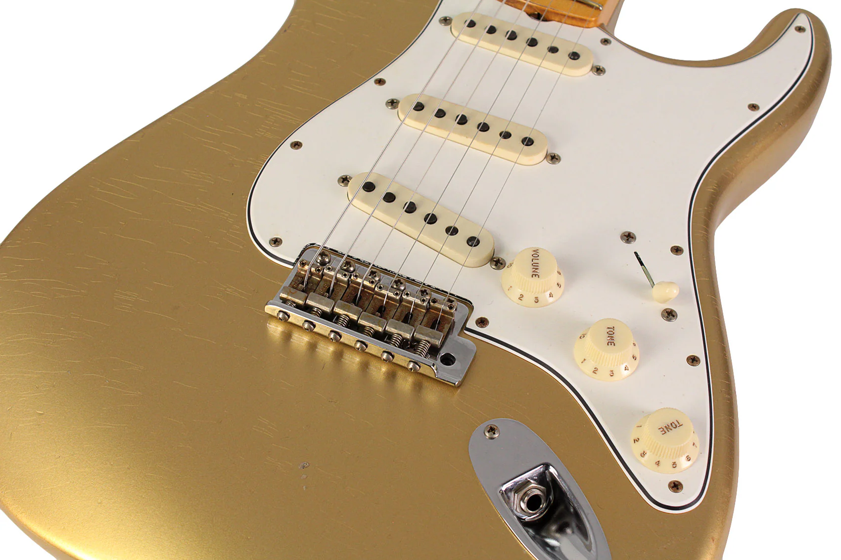 Fender Custom Shop Postmodern Strat Maple, Journeyman Relic, Aged Aztec Gold - Image 3