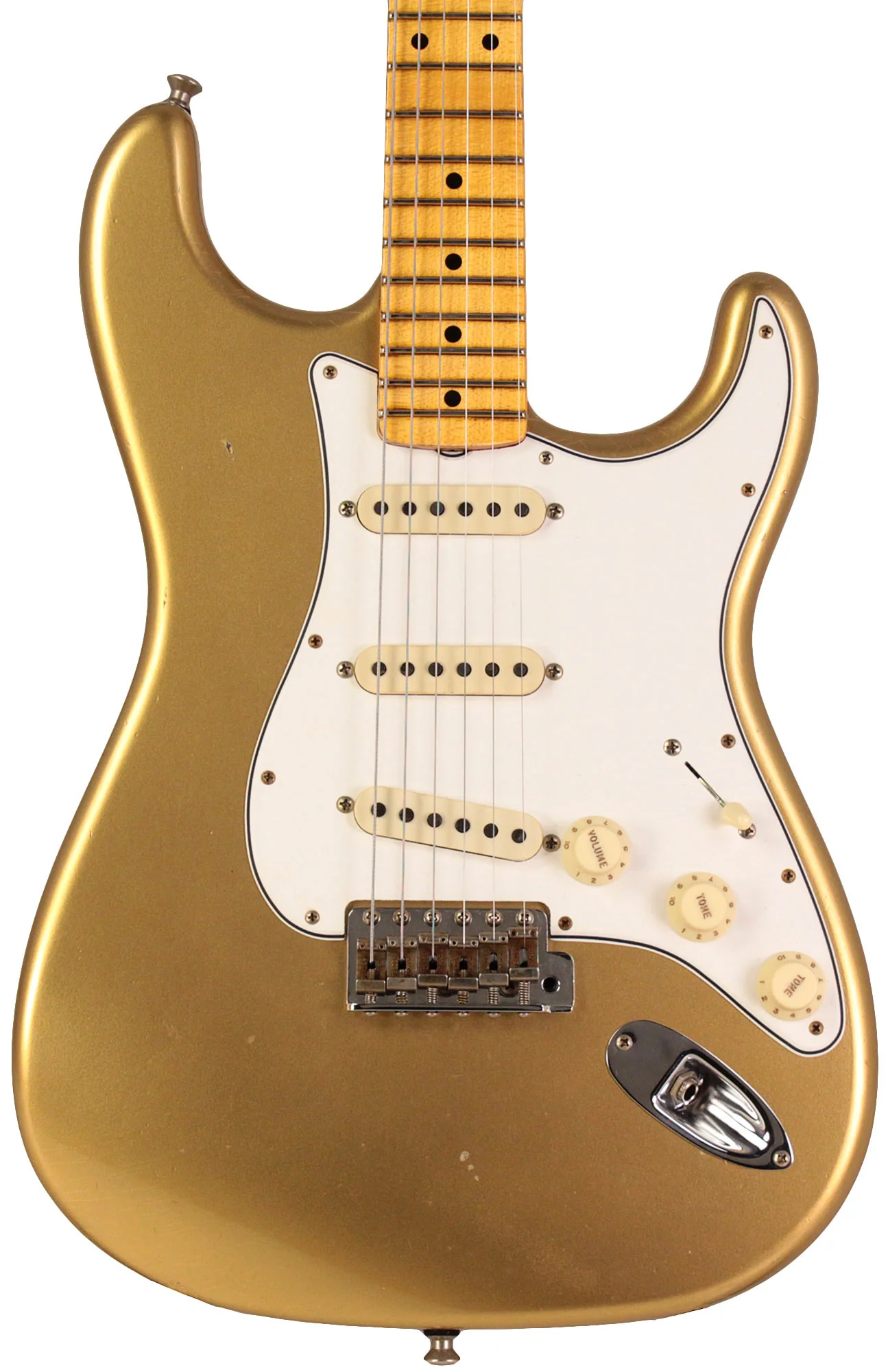 Fender Custom Shop Postmodern Strat Maple, Journeyman Relic, Aged Aztec Gold - Image 6
