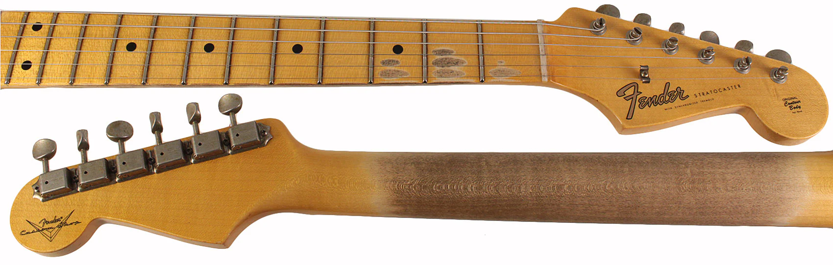 Fender Custom Shop Postmodern Strat Maple, Journeyman Relic, Aged Aztec Gold - Image 8