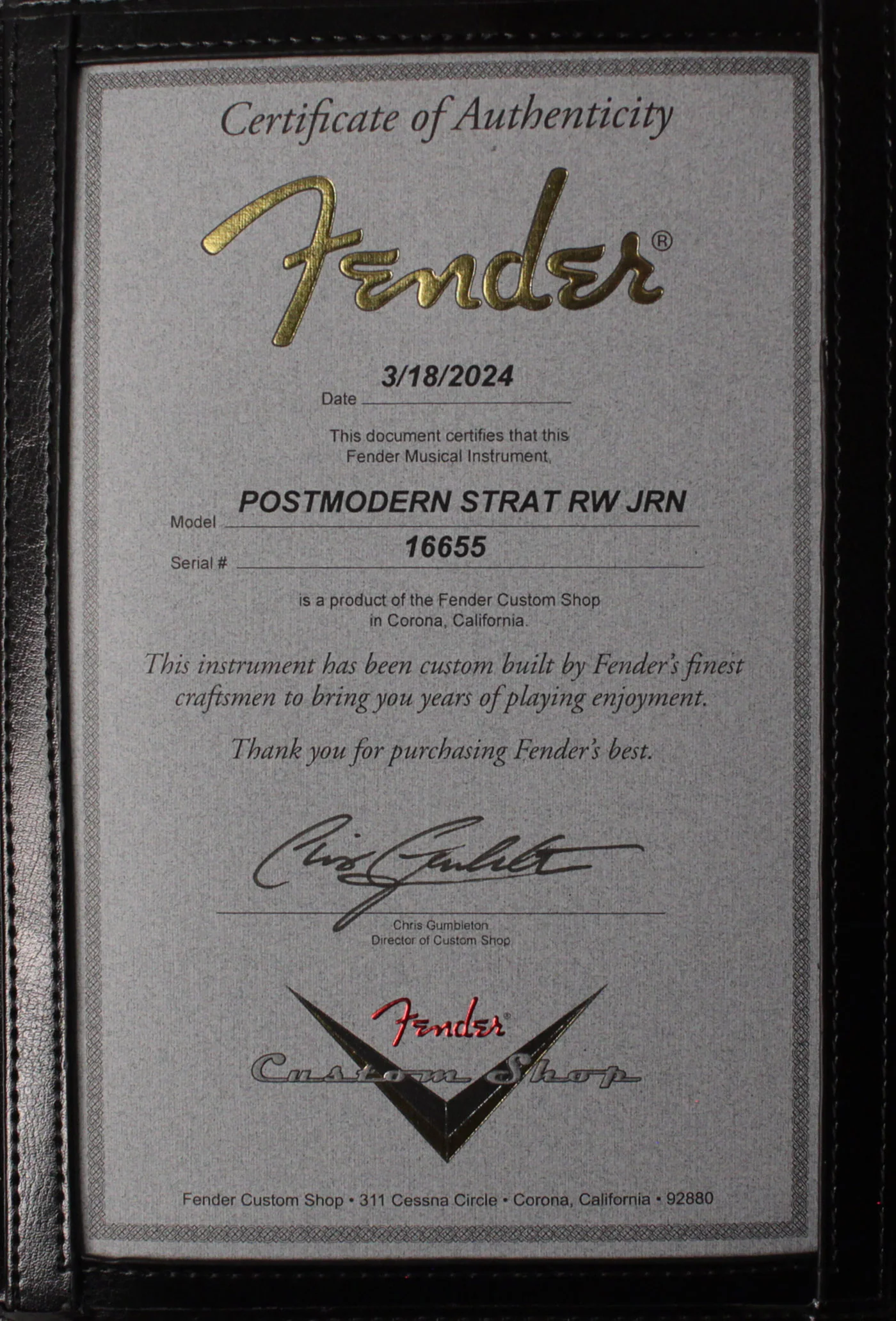 Fender Custom Shop Postmodern Stratocaster, Journeyman Relic, Aged Black - Image 10
