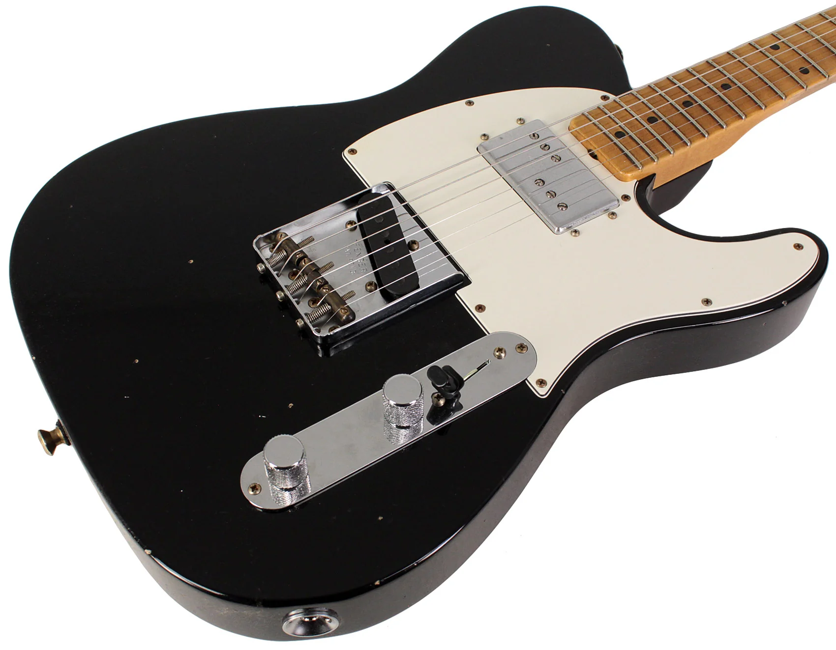 Fender Custom Shop Postmodern Tele Journeyman Relic, Maple, Aged Black - Image 2