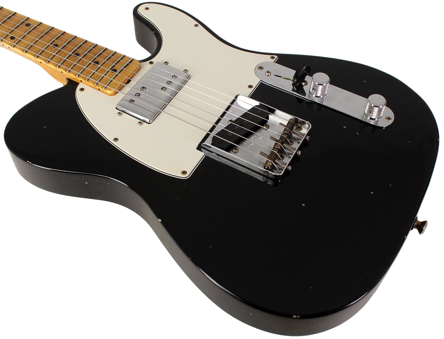 Fender Custom Shop Postmodern Tele Journeyman Relic, Maple, Aged Black - Image 4