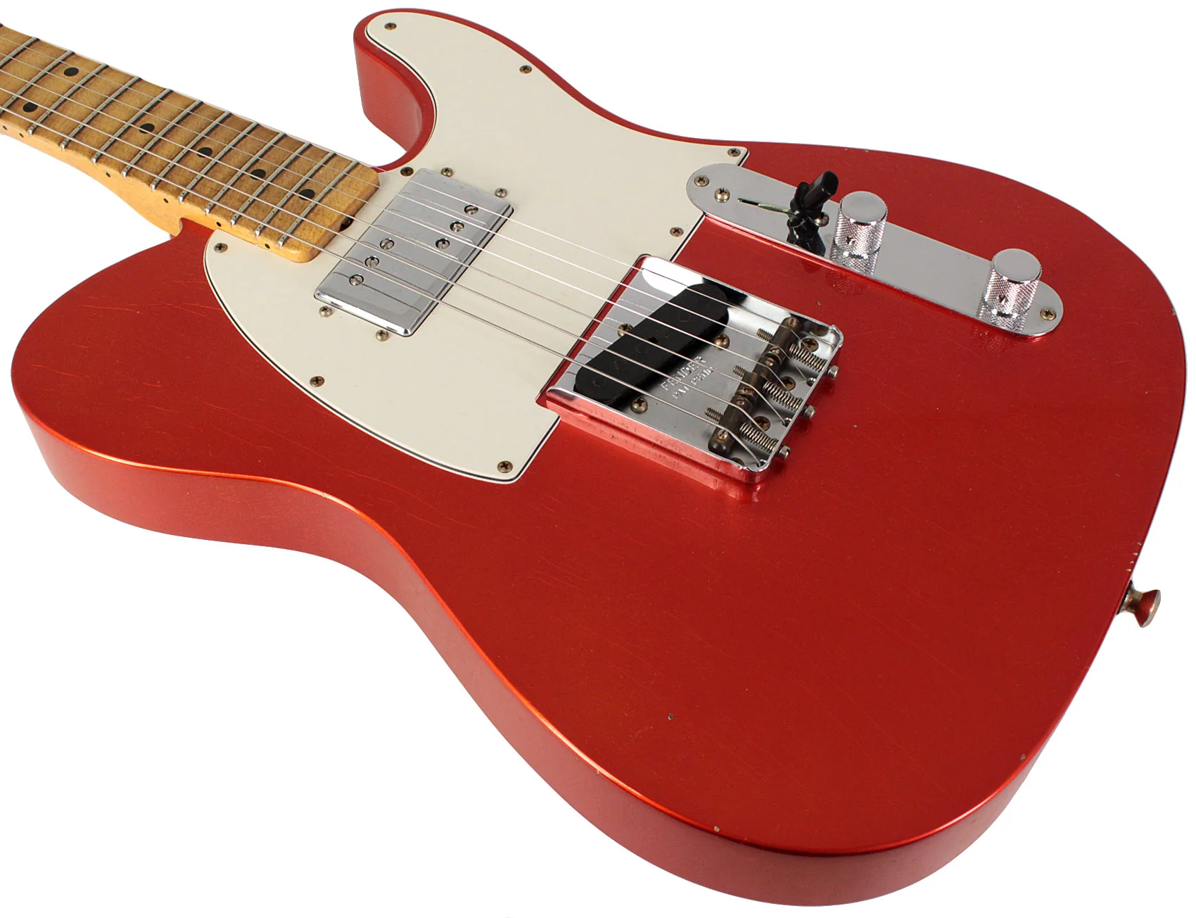 Fender Custom Shop Postmodern Tele Journeyman Relic, Maple, Faded Aged Candy Tangerine - Image 4