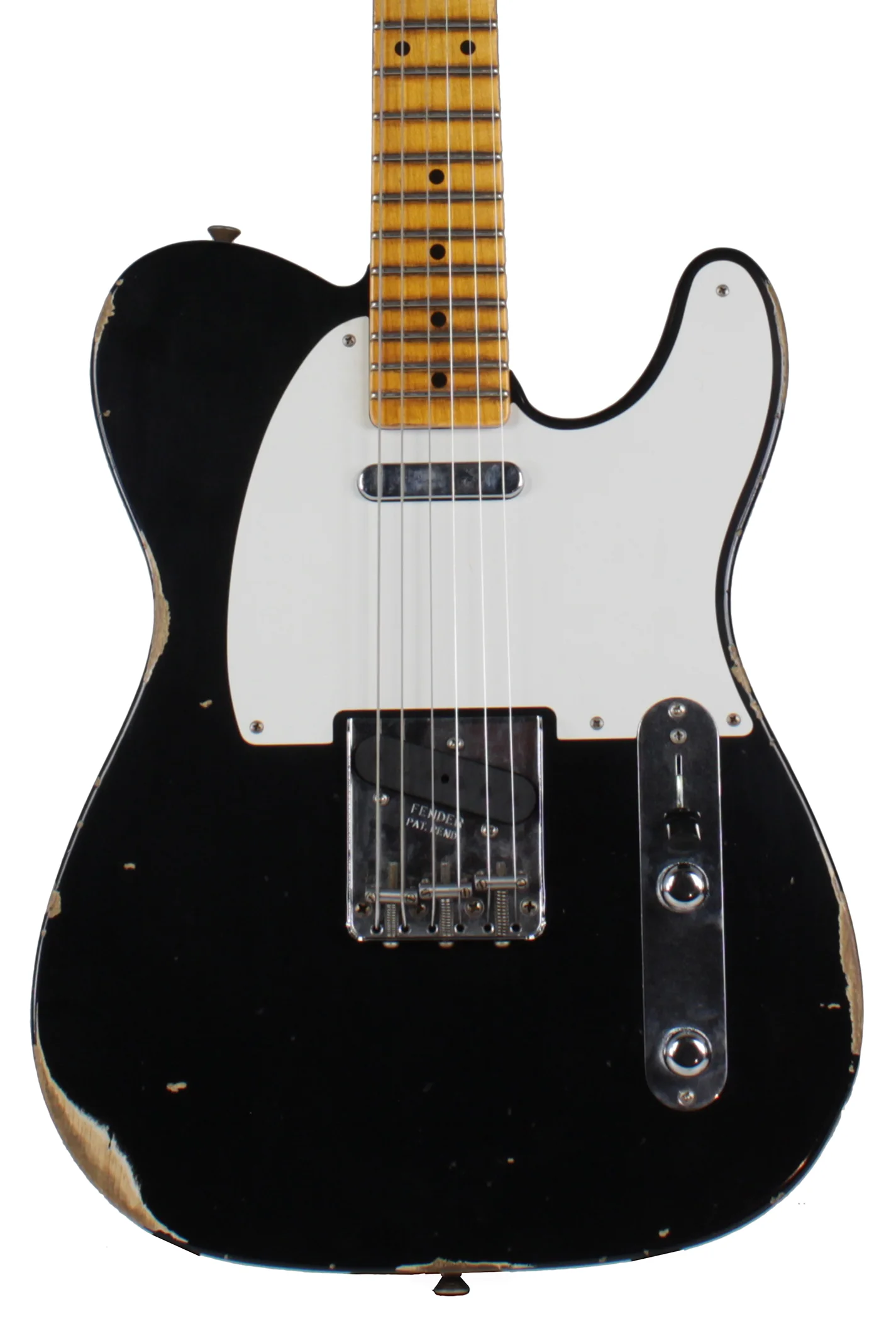 Fender Custom Shop Relic 1954 tele, Aged Black - Image 2