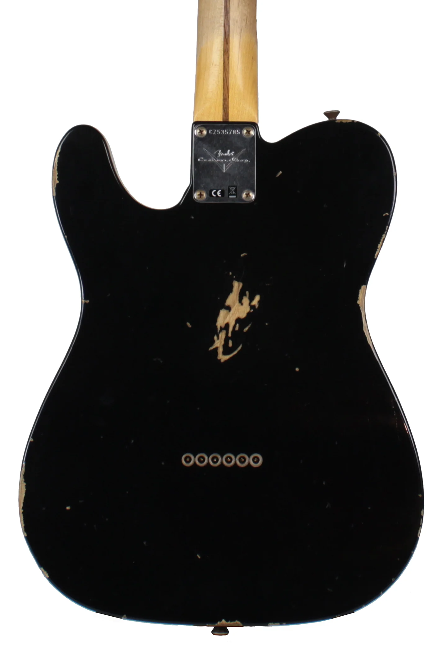 Fender Custom Shop Relic 1954 tele, Aged Black - Image 3