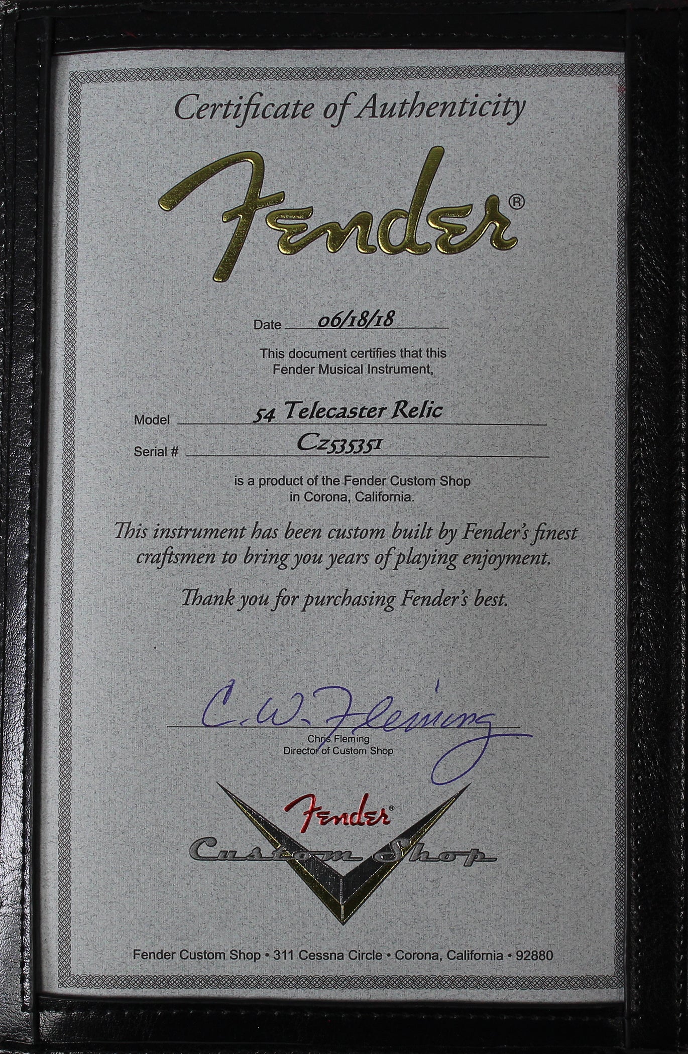 Fender Custom Shop Relic 1954 tele, Wide Fade 2TS - Image 10