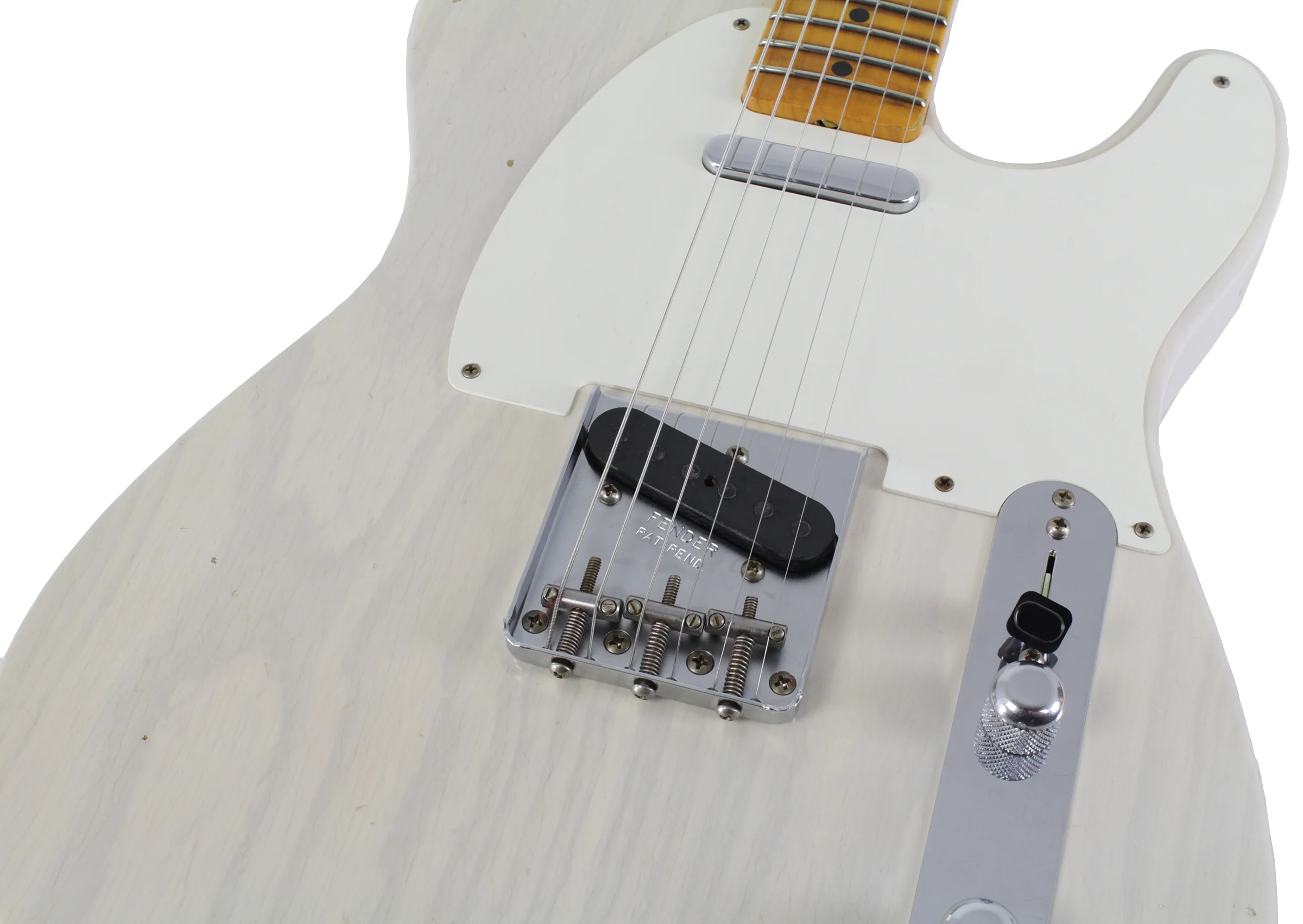 Fender Custom Shop Relic 1955 Telecaster Journeyman, Aged White Blonde - Image 3
