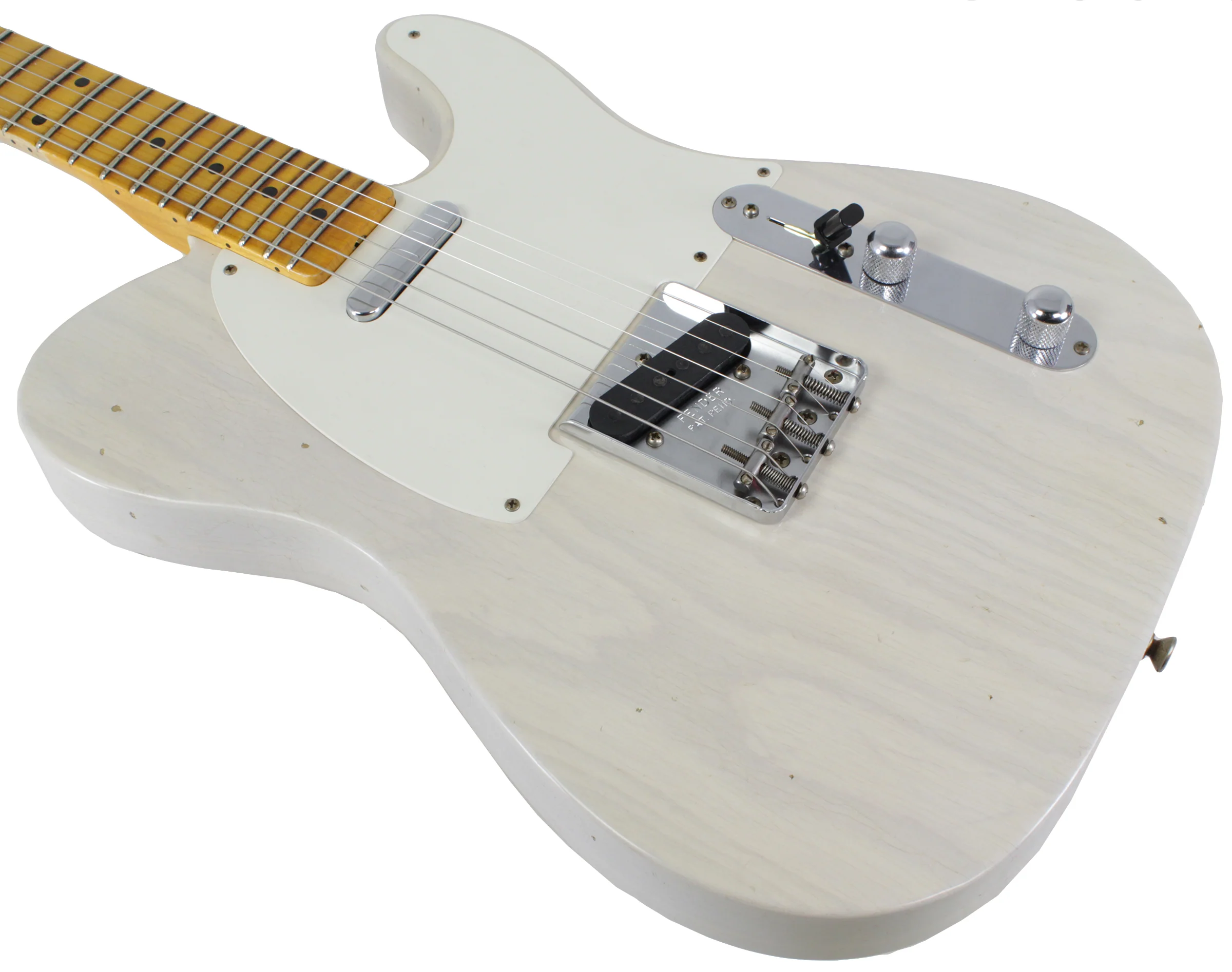 Fender Custom Shop Relic 1955 Telecaster Journeyman, Aged White Blonde - Image 4