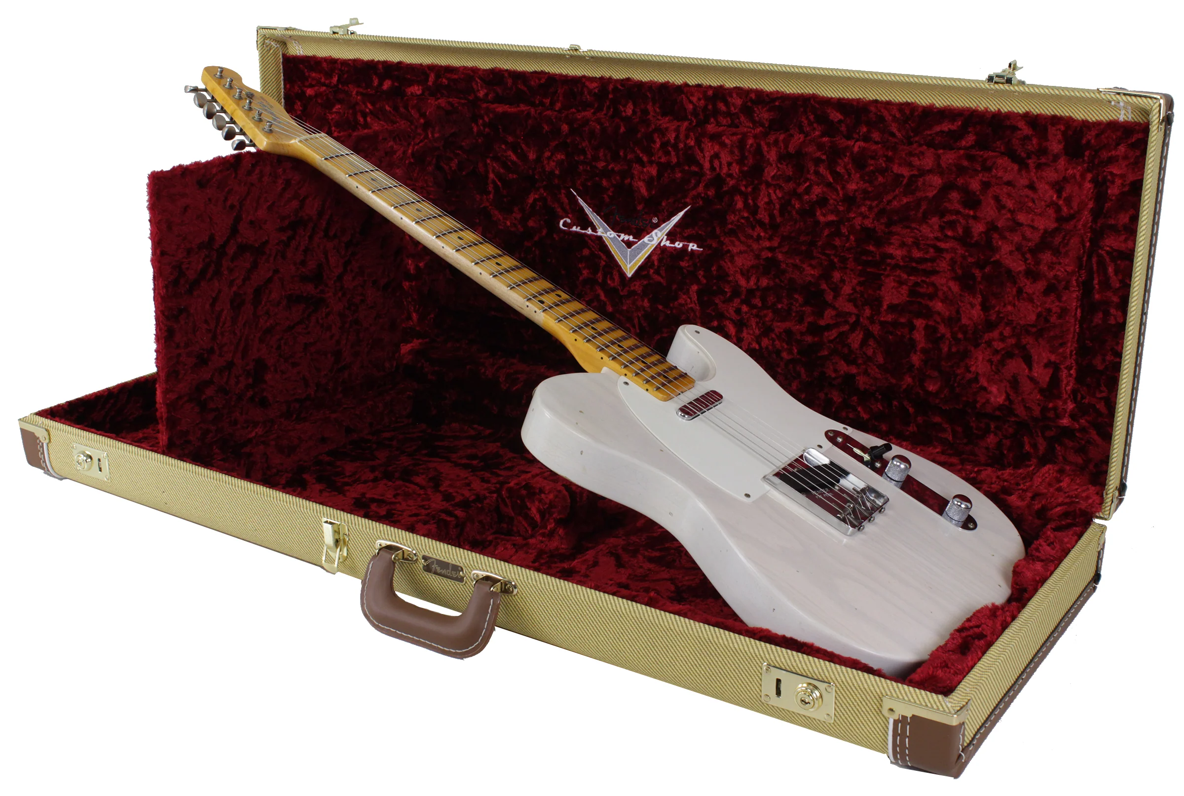Fender Custom Shop Relic 1955 Telecaster Journeyman, Aged White Blonde - Image 9