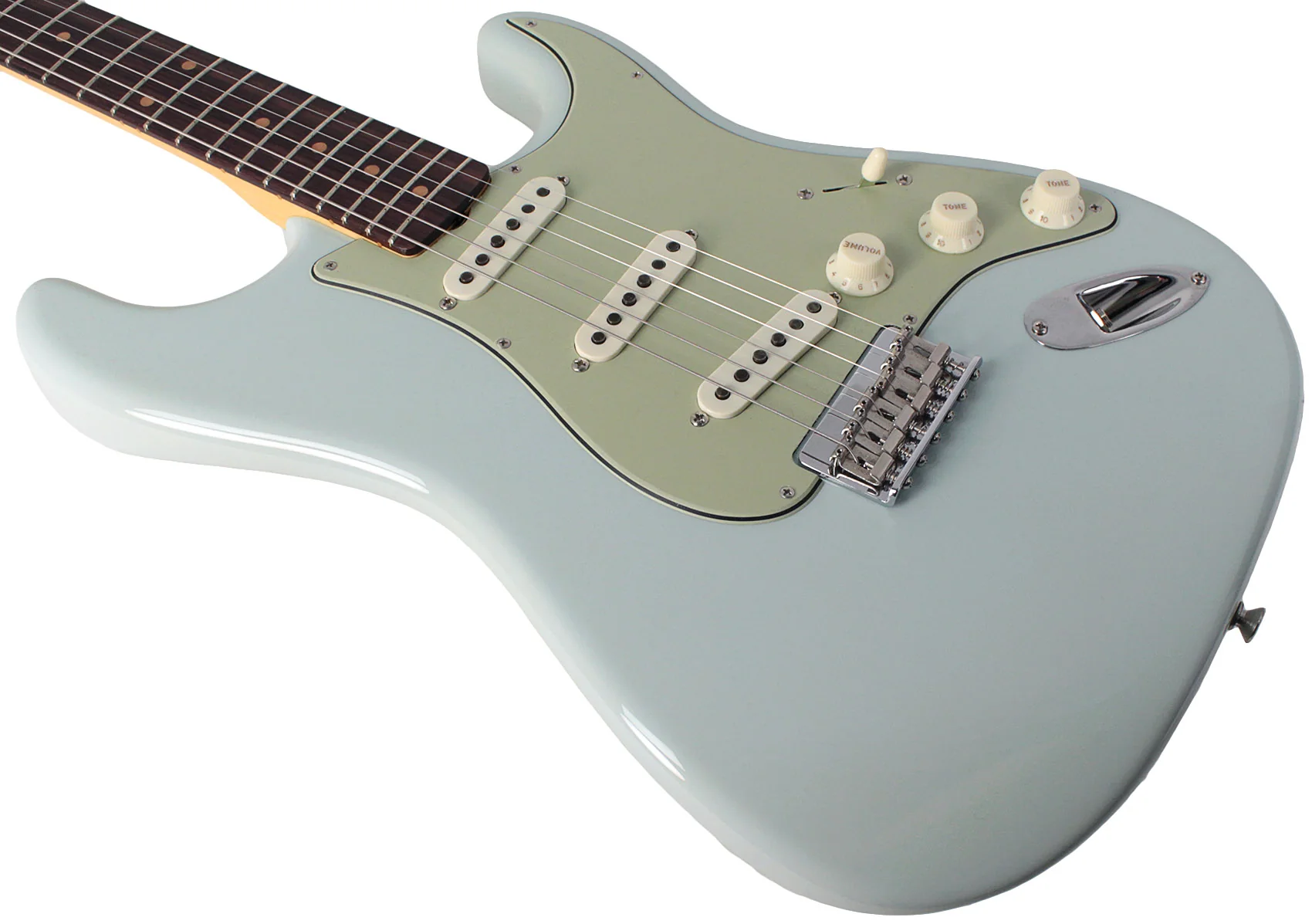 Fender Custom Shop Vintage Custom 1959 Hardtail Strat, Faded Aged Sonic Blue - Image 3