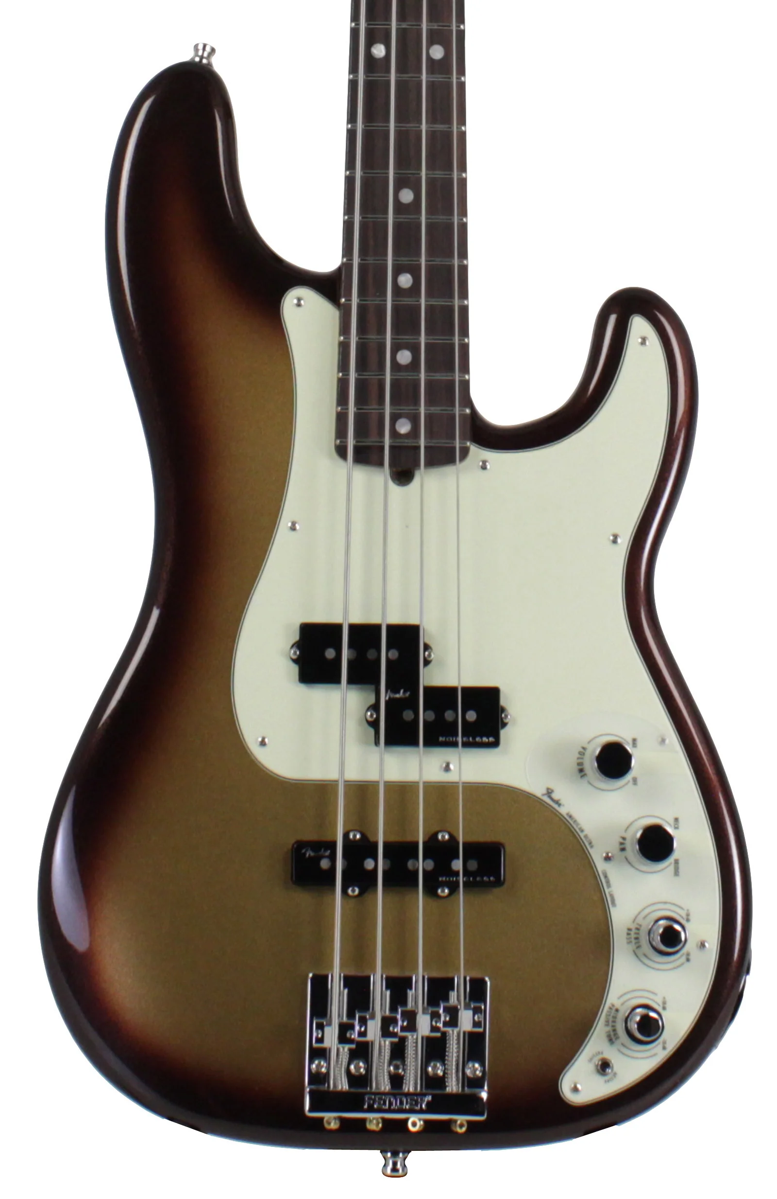 Fender American Ultra Precision Bass, Rosewood, Mocha Burst - Image 6