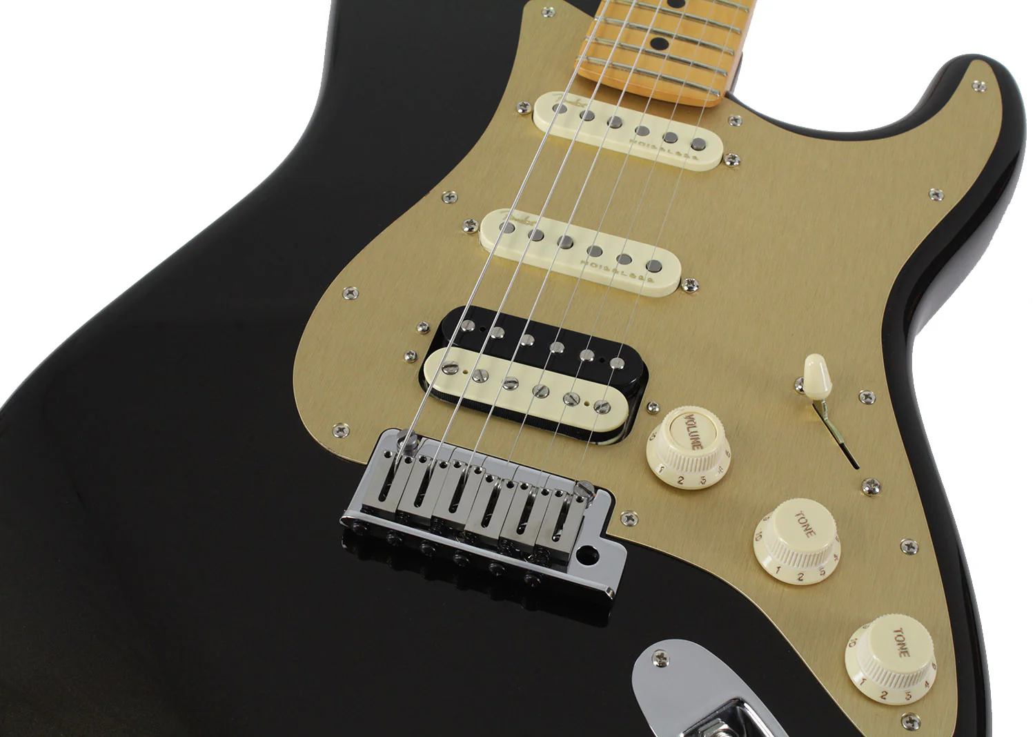 Fender American Ultra Stratocaster HSS, Maple, Texas Tea - Image 3