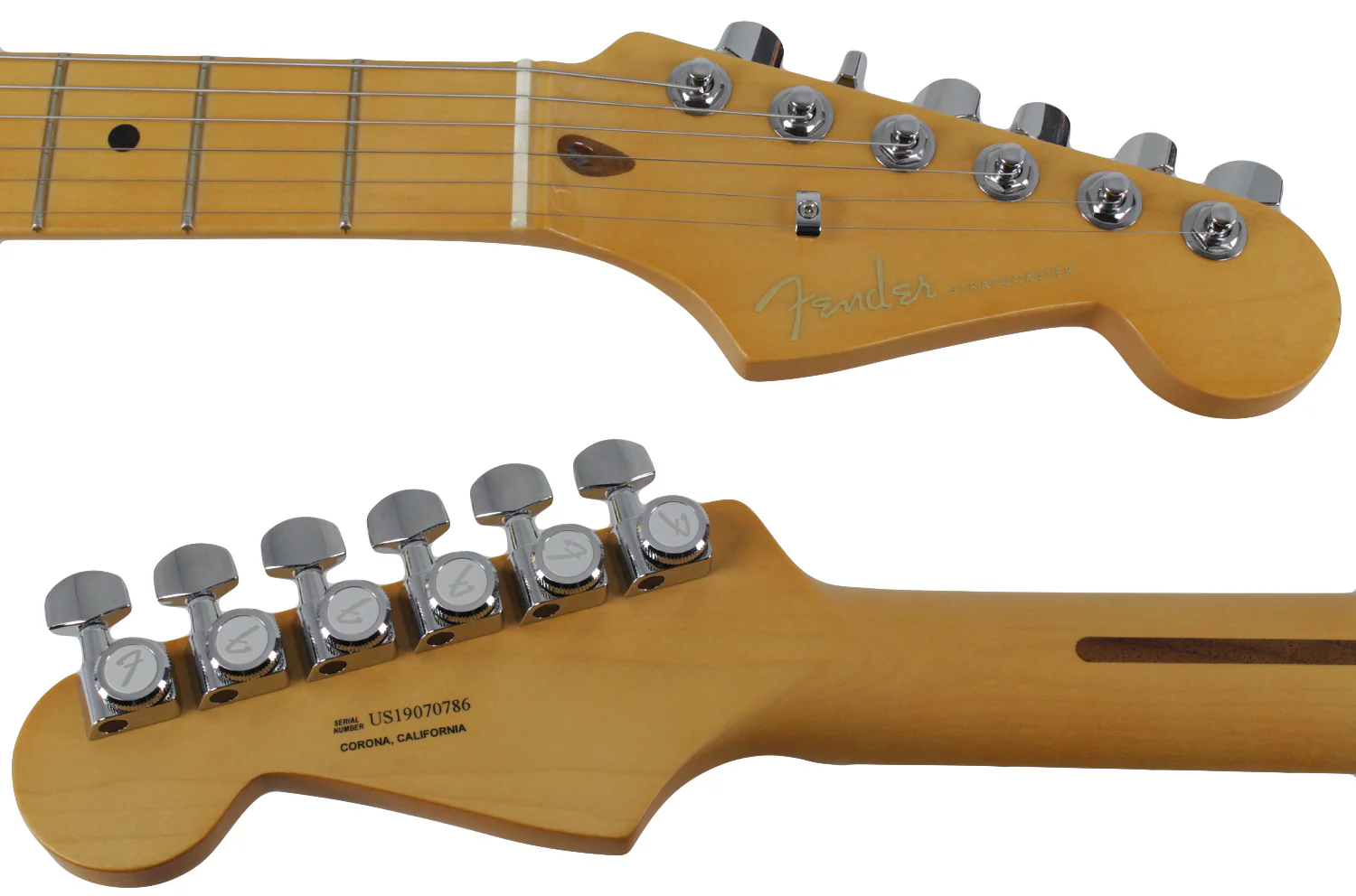 Fender American Ultra Stratocaster HSS, Maple, Ultraburst - Image 8