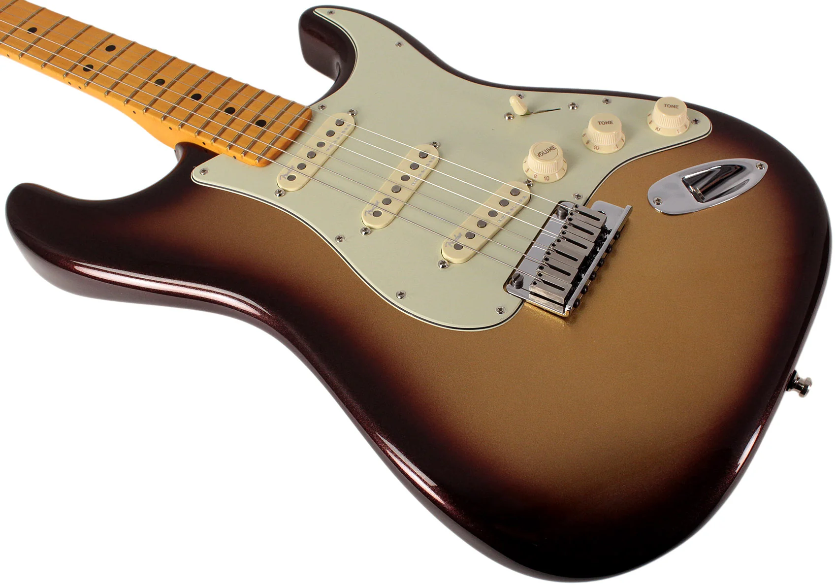 Fender American Ultra Stratocaster, Maple, Mocha Burst - Image 4