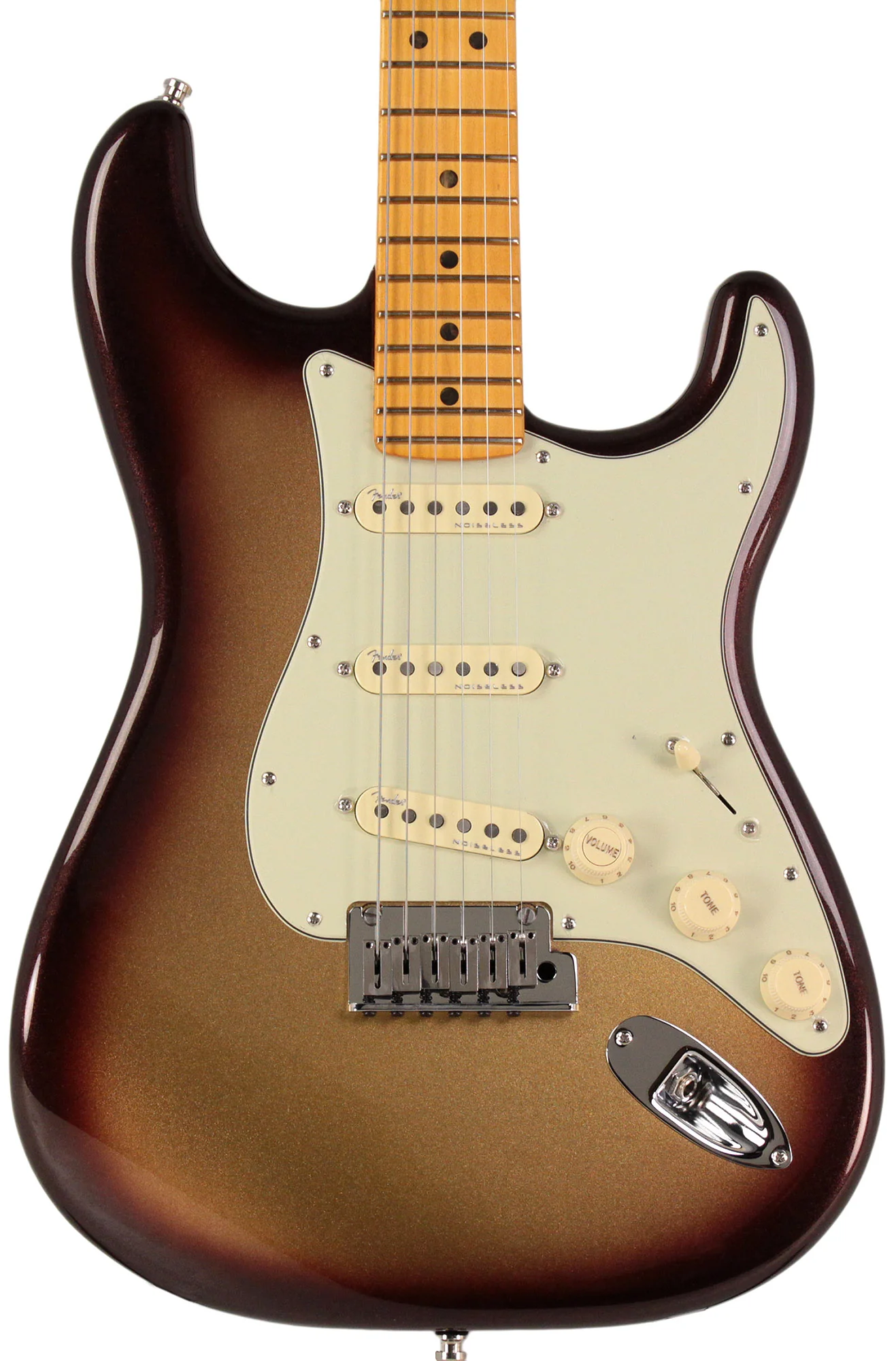 Fender American Ultra Stratocaster, Maple, Mocha Burst - Image 6