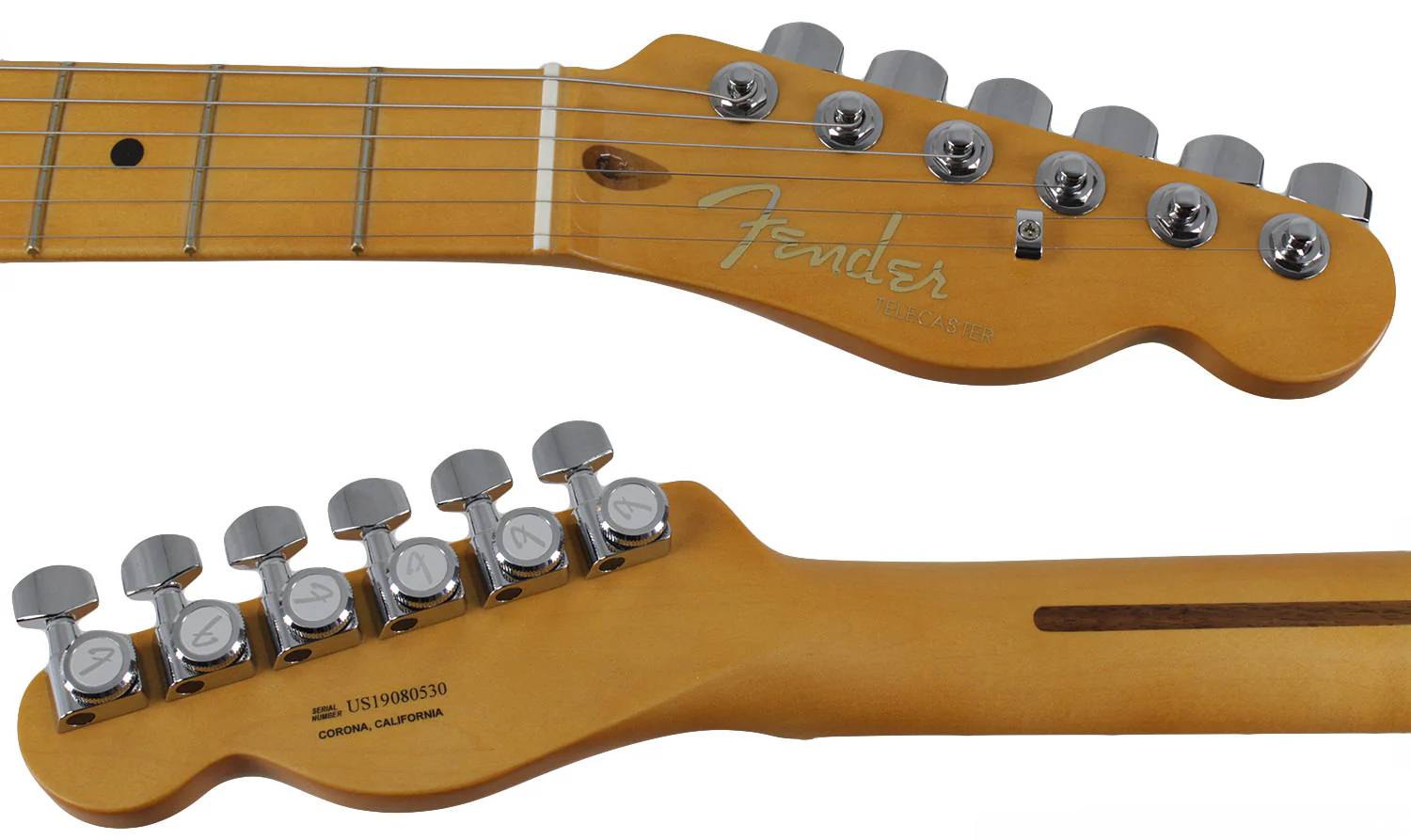 Fender American Ultra Telecaster, Maple, Mocha Burst - Image 8