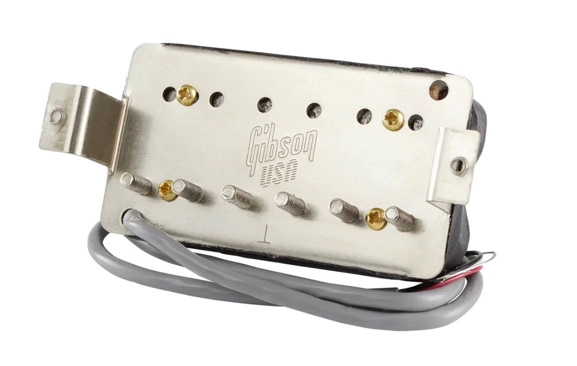 Gibson 498T Hot Alnico Humbucker Pickup, Double Black - Image 2