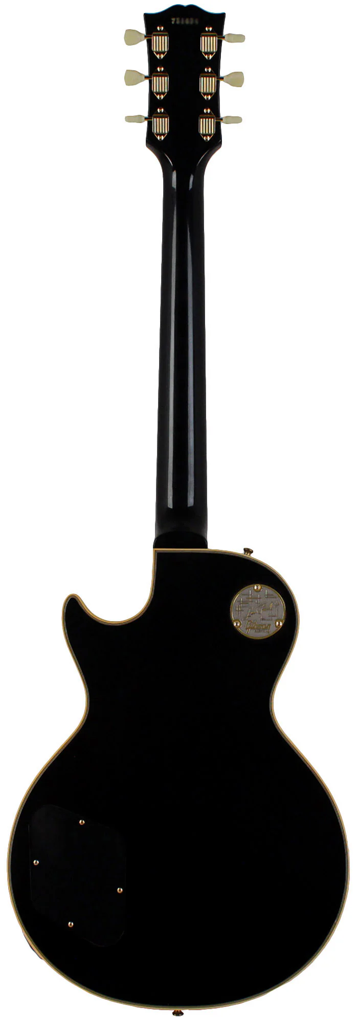 Gibson Custom Shop 1957 Les Paul Custom Reissue Guitar, VOS, Ebony Black - Image 7