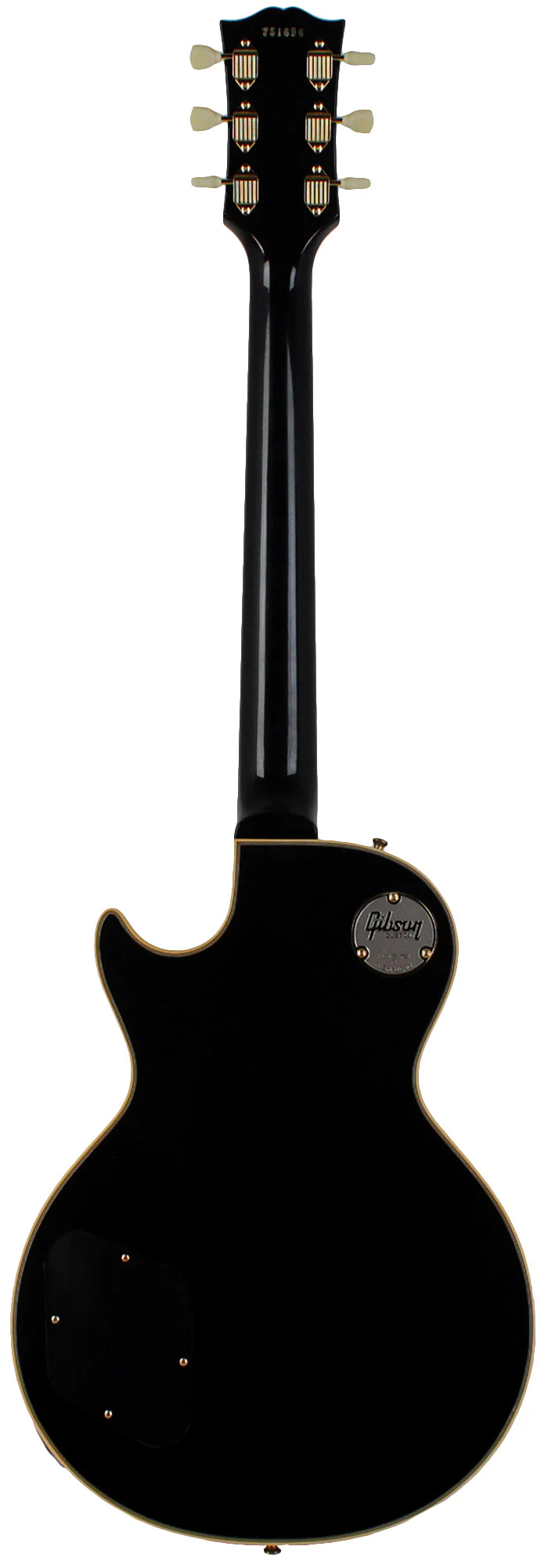 Gibson Custom Shop 1957 Les Paul Custom Reissue Guitar, VOS, Ebony Black - Image 7