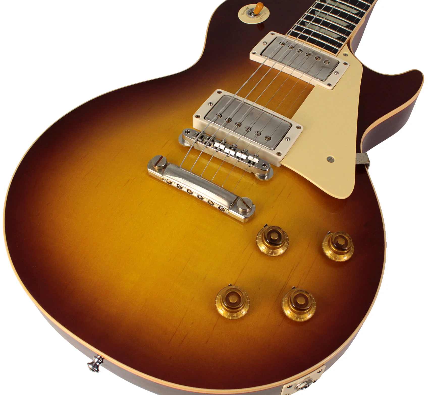Gibson Custom Shop 1958 Les Paul Standard Reissue Guitar, VOS, Iced Tea Burst - Image 3
