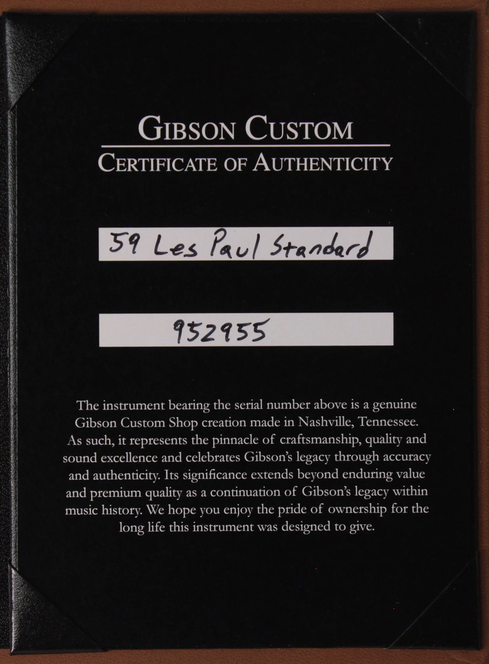 Gibson Custom Shop 1959 Les Paul Standard Reissue Guitar, VOS, Dirty Lemon - Image 10