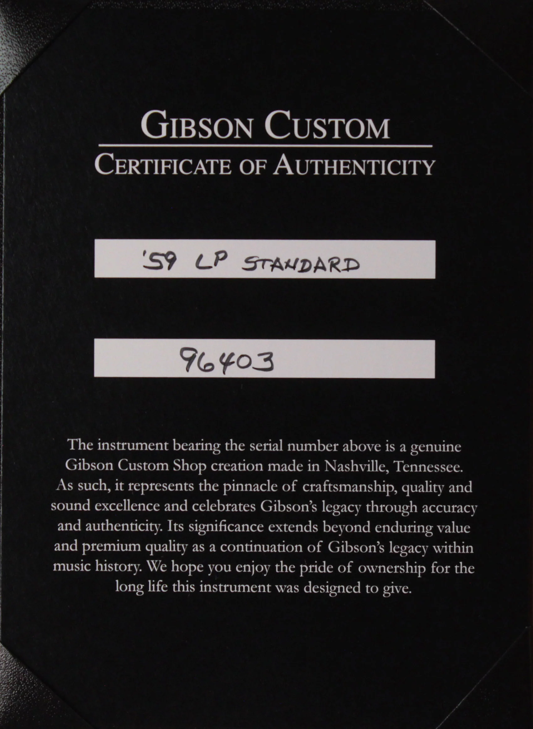 Gibson Custom Shop 1959 Les Paul Standard Reissue Guitar, VOS, Dirty Lemon - Image 10
