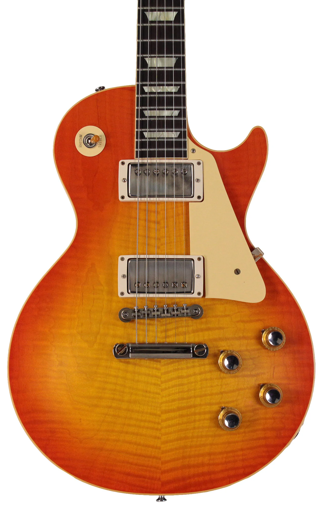 Gibson Custom Shop 1960 Les Paul Standard Reissue Guitar, VOS, Tangerine Burst - Image 6